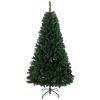 6 ft Artificial Christmas Tree, Norway Spruce Tree, Hinged Xmas Tree with Metal Stand