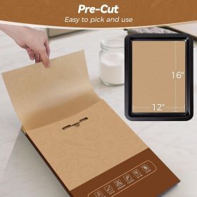 360 Count 12"x 16" Heavy Duty Parchment Paper Sheets for Baking, No-Stick No-Leak Unbleached Baking Paper