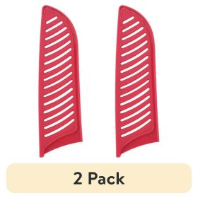 (2 pack) Professional 5-inch Ceramic Kitchen Santoku Knife in Red