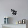 CIFbuy "Gothic Black Metal Cross Wall Art - Prayer Faith Decor for Bedroom, Living Room, Office, Bathroom & Kitchen - Halloween Home Decor