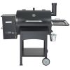 53 inch Portable Charcoal Grill, Propane Gas Grills with Cover and Cart, Heavy Duty Iron BBQ Grill, Mini Tabletop Smoker for Outdoor Cooking