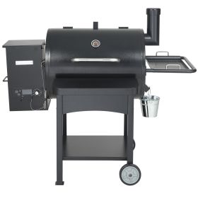 53 inch Portable Charcoal Grill, Propane Gas Grills with Cover and Cart, Heavy Duty Iron BBQ Grill, Mini Tabletop Smoker for Outdoor Cooking