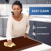 Kitchen Mat Cushioned Anti Fatigue Rug 17.3"x28" Water Resistant, Non Slip, Standing and Comfort Desk/Floor Mats for House Sink Office (Coffee)