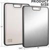 Double-sided titanium straw cutting board, 15 inches * 10 inches, kitchen cutting board, non-toxic cutting board, suitable for meat and vegetables