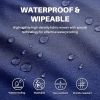 Textured Linen Table Cloth for Rectangle Table - Navy Blue Tablecloths Rectangular Waterproof Wrinkle Free Wipeable Dining Table Cover for Spring Wedd