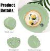 50 Pieces Sage Green Paper Plates 7 Inch Sage Scalloped Plates Disposable Dinner Plates for Wedding Baby Shower Birthday Party Dessert Plates