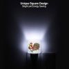 LED Night Light Plug into Wall with Dusk to Dawn Light Sensor White Energy Efficient Cute Turkey Run Nightlight for Bedroom Bathroom Hallway Living Ro