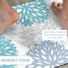 Teal Kitchen Mats Set of 2 Cushioned Anti Fatigue Kitchen Rugs Non Slip Waterproof Runner Memory Foam Kitchen Floor Mat Comfort Standing Mat for Sink