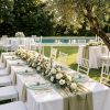 350PCS Green Plates Disposable - Sage Green Plastic Plates 50Guests Plastic Dinnerware with Rolled Napkins for Party/Birthday/Spring