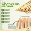 XL Bamboo Skewers 12 Inch 100 pcs 4mm Thick Bamboo Sticks Heavy Duty Wooden Shish Kabob Skewers for Grilling for Kebab BBQ Grill Hot Dog