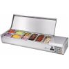 59" Commercial Refrigerated Prep Station, 2.1 Cu.Ft, Stainless Lid, R290 ETL