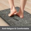 Anti Fatigue Kitchen Mat 2PCS,Waterproof Farmhouse Green Kitchen Rugs Non-Slip,Vintage Kitchen Mats for Floor