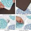 Teal Kitchen Mats Set of 2 Cushioned Anti Fatigue Kitchen Rugs Non Slip Waterproof Runner Memory Foam Kitchen Floor Mat Comfort Standing Mat for Sink