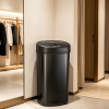 50L Matte Black Stainless Steel Automatic Sensor Trash Can, Touchless Motion Activated Garbage Bin with Sealed Lid