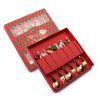 6pcs /Pack Christmas Mixing Spoon Fruit Fork With Pendant Flatware