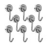 Magnetic Hooks,Heavy Duty Magnet Hooks Neodymium Swivel Hook Magnets for Fridge,Grill Utensils Tools