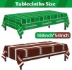 3 Pack St Patricks Day Decorations,St Patricks Day Table Cloths for Rectangle Tables,54" x 108" Disposable Plastic Tablecloths for St. Patrick's Day