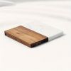 Set of 20 Marble Coasters in Black And White, Elegantly Designed And Compact