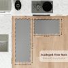 Upgrade Scalloped Embossed Kitchen Mats for Floor 2PCS Cushioned Anti Fatigue Waterproof Foam Kitchen Rugs Non Slip Washable Comfort Standing Mat for