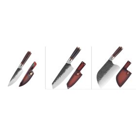 Forged Hammer Pattern Cutting Tool Stainless Steel (Option: Set)